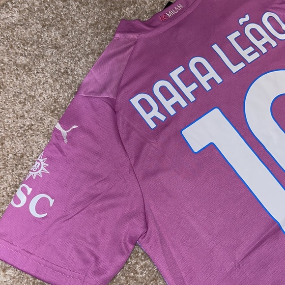 Puma AC Milan Rafael Leão 2023/2024 Men’s Third Soccer Jersey🆕 - Picture 8 of 11